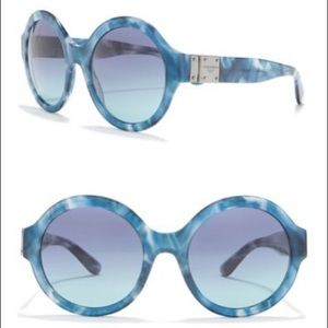 Dolce & Gabbana – 53mm Round Sunglasses nwt blue